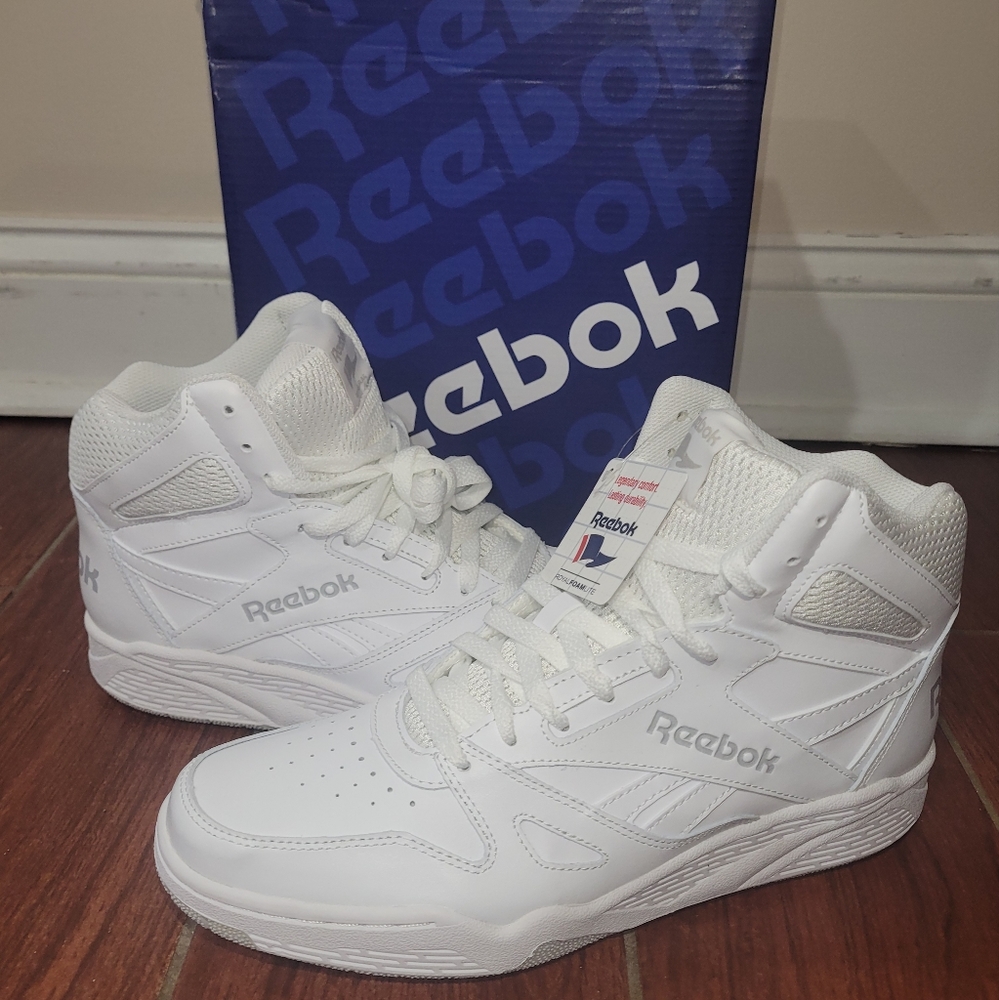 Reebok Classic Royal BB4500 - White/Steel Retro Basketball Juice Men's 9 NWB